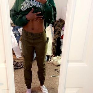 Xs olive green cargo pants